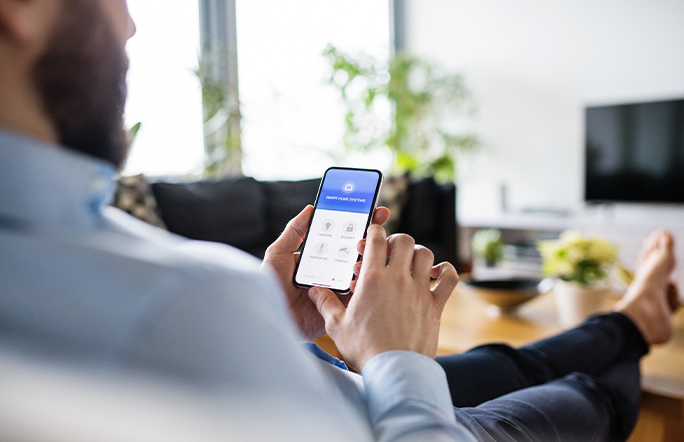 Controle de automação residencial pelo celular
